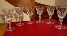 6 verres cristal Saint Louis