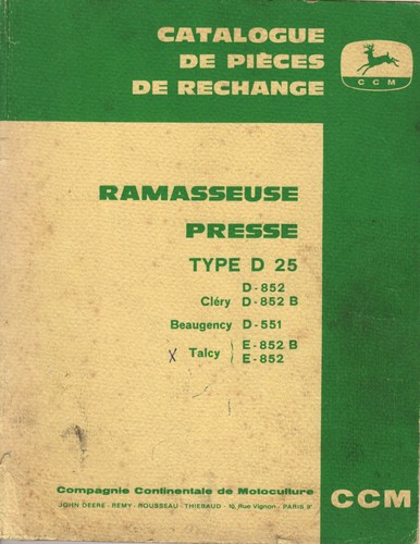 Catalogue pieces detachees - pieces,
