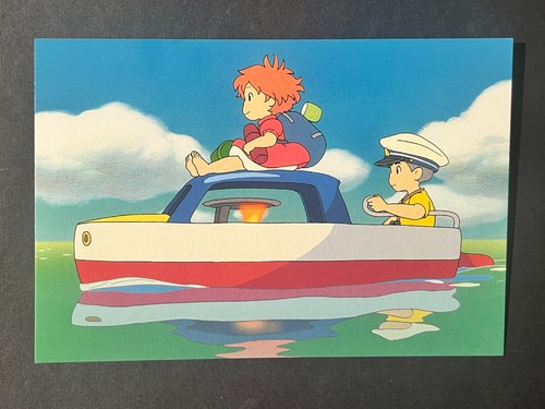 Ponyo ghibli postcard - ponyo, sosuke