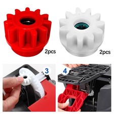 Lot de 2 pignons pour seau de balai rotatif, roulement d'embrayage