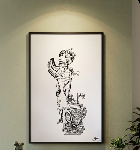 Dessin original amour - original,
