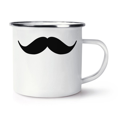 Guidon moustache rétro - guidon, Émail