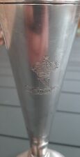 Vase soliflore monogramme "N" Napoléon Couronne Empire métal argenté ORIGINAL 