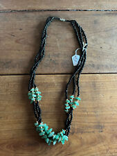 bijoux collier vintage N662 jade rocaille