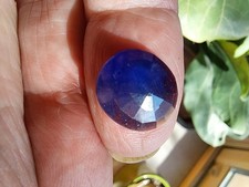 Saphir Bleu Indigo D Afrique Du Sud 7.63 carats