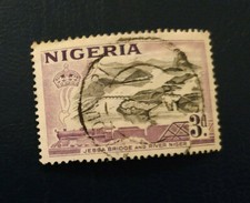 Nigéria - 1953 Local Motives - Jebba Bridge and river niger - paysage - O