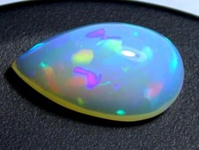 Éthiopien Bleu Pointillé Feu Opale 3.50 CT Ample Pierre Précieuse Faisant SHC16