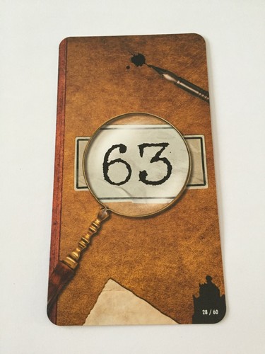 Carte sherlock holmes - 28/60,