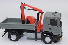 Herpa 318051 Scania XT 17 Benne 2achs Benne + Grue 1:87 Neuf H0