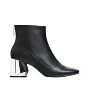 Zara Zip - Up Leather Ankle