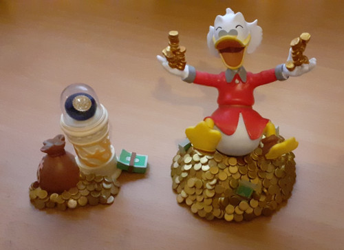 Figurine picsou sur - picsou, son