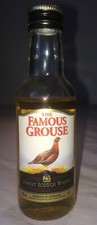 Mignonnette ancienne old mini bottle scotch whisky The Famous Grouse 5cl 40°