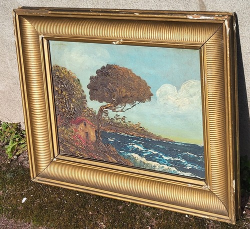 Signed antique painting