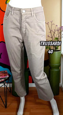 Trussardi Jeans Taille 40  Pantalon jeans jean denim beige femme