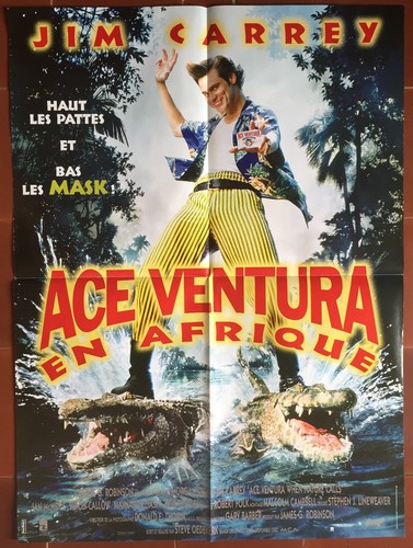 Affiche ace ventura afrique - affiche,