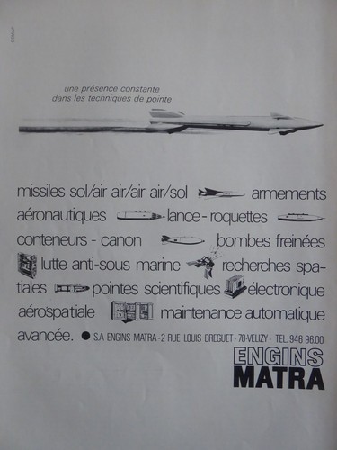 1968 1969 pub - 1968-1969, matra