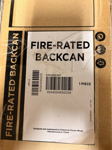 Focal fire rated backcan pair - fire,