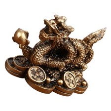  Ornement De Dragon Résine Sculpture Dragons Décor Vintage Statue