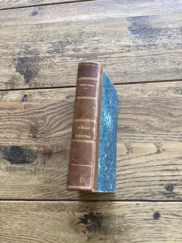 Pièces inédites voltaire - pièces,