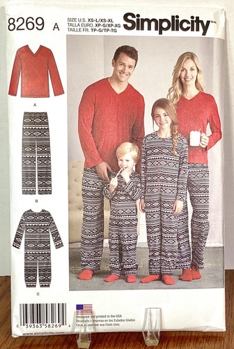 Simplicity 8269 family adult - family,