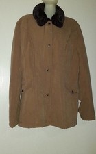 DEVIANNE MANTEAU PARKA FOURRE TAILLE FR52, EU50, IT56 MARRON