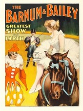 CIRQUE BARNUM BAILEY CHEVAUX