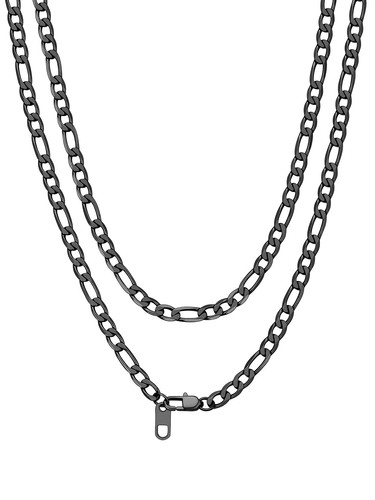 Chaîne noire 4mm - chaîne, collier