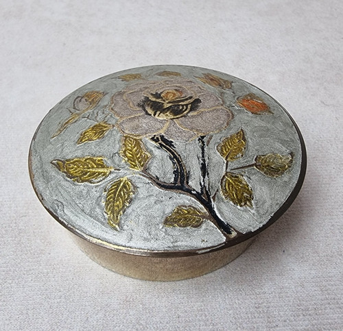 Boîte ancienne métal - boîte, en