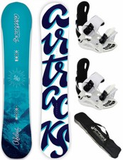 AIRTRACKS Femmes Set de Snowboard: Orbelus + Étoile W Ou Master + Sac / 140 145