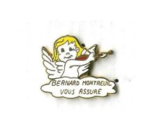 Pin's ange violon angel violin Bernard Montreuil vous assure assureur assurance