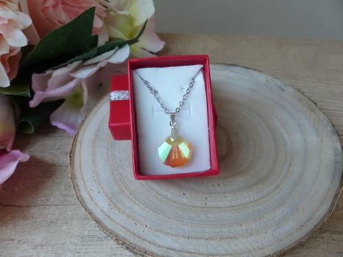Collier pendentif coquillage - collier,