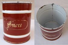 POT EN TOLE EMAILLE - SUCRE -