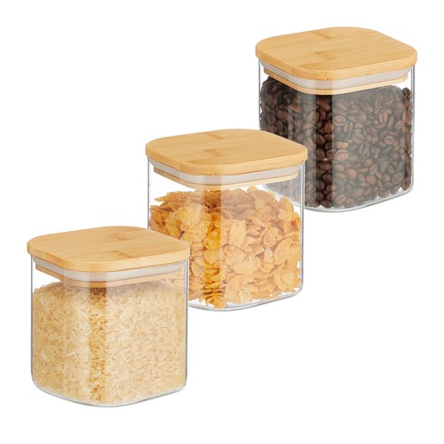Lot bocaux verre - de,