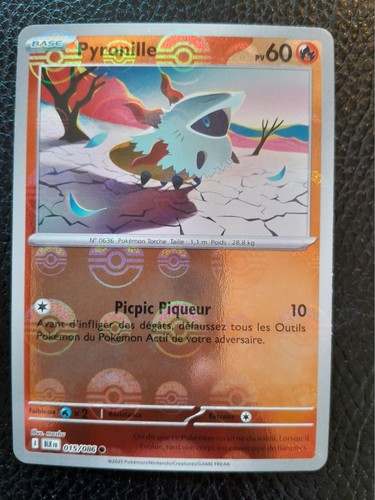Carte pokémon pyronille - carte,