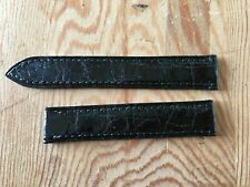 Bracelet En Cuir Noir Pour Une CARTIER - Ancien Stock - Montres