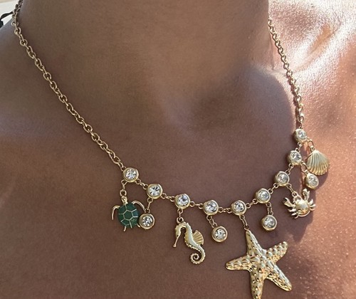 Collier breloques été - collier,
