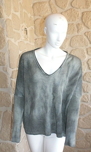 Pull gris neuf taille 100 - pull,