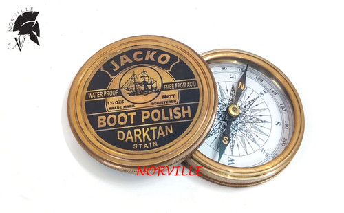 Ancienne boussole laiton - ancienne, en
