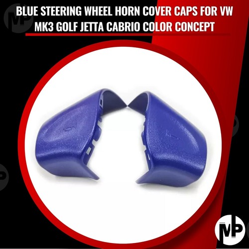 Blue steering wheel horn - blue, cover