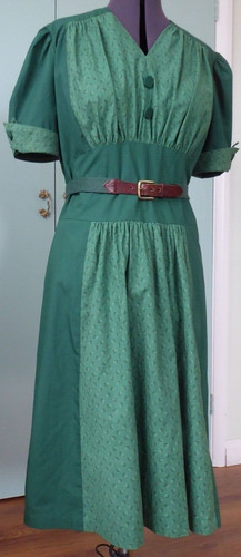 1940s vintage couture motif - 1940s,