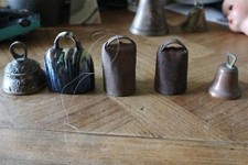 lot de 5 petites clochettes