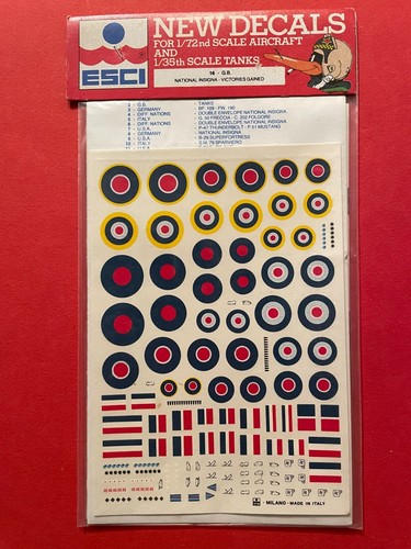 Esci decals raf - esci,
