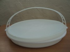 TUPPERWARE PLATEAU à COMPARTIMENTS avec couvercle hermétique APERITIF, CRUDITES