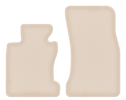 Tapis avant velours beige pour