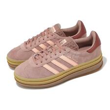 adidas Originals Gazelle Bold W Rosas Red Gum Women Casual Platform Shoes JH9666