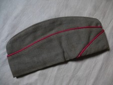 Calot Garrison Cap drap de laine kaki fantaisie Gi's artillerie US Army 1944