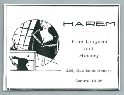 1926 harem lingerie - lingerie, fine