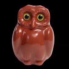 Charolles Molin Vase Pique Fleur en Céramique Chouette  zoomorphe oiseau