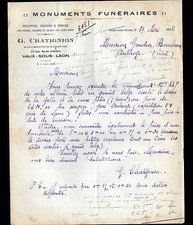 VAUX-sous-LAON (02)  MARBRERIE