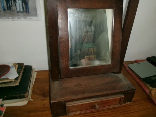 Ancien miroir pivotant - miroir, en